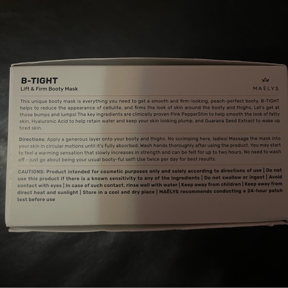 Maelys B-Tight lift & firm booty mask - Picture 5 of 7